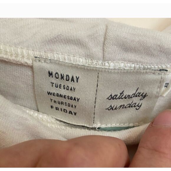 Beige Off-Shoulder Sweater Dress W/ Hidden Pockets Anthropologie Weekend Mood XS - Picture 8 of 9